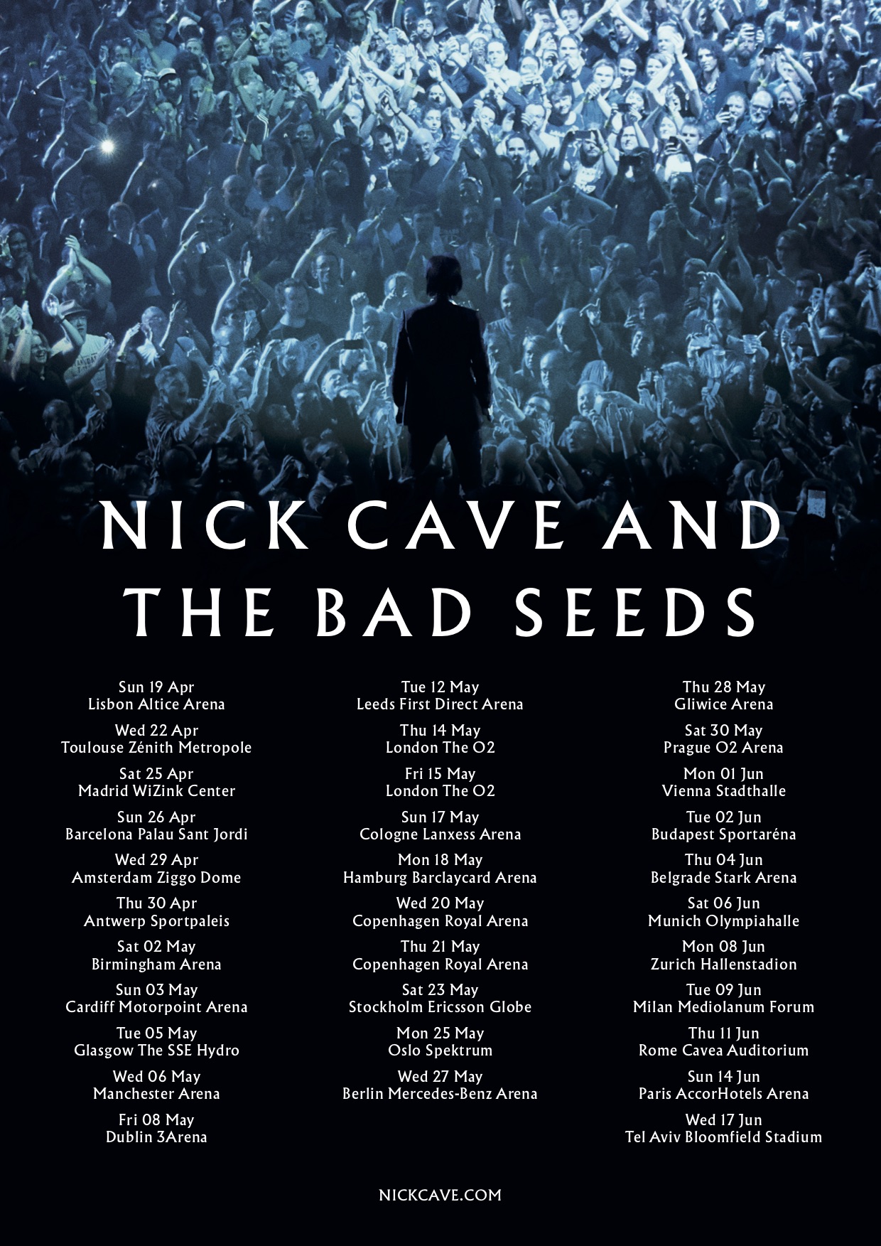 nick cave tour london