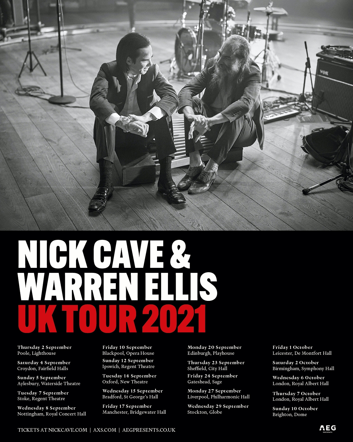 nick cave tour london