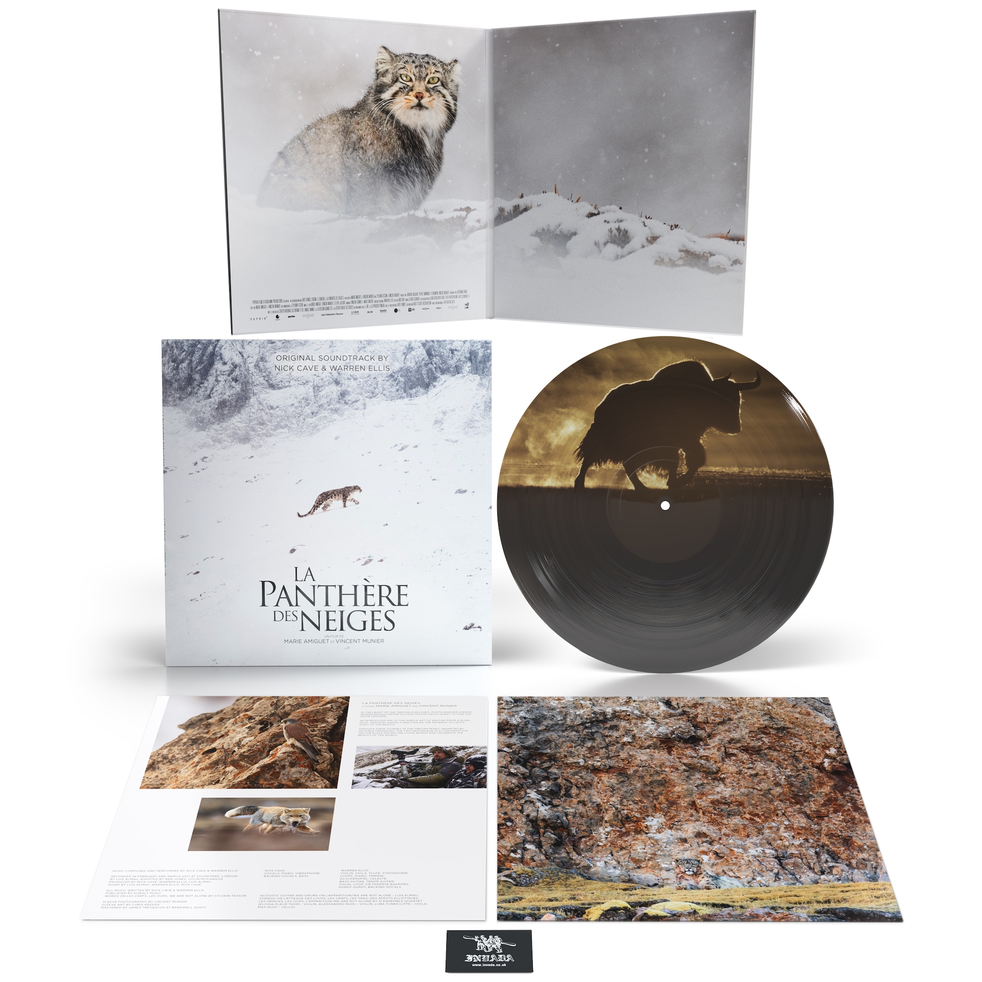 米LP Nick Cave &amp; Warren Ellis La Panthere Des Neiges (White Vinyl) LSINV280LP Invada 未開封 /00260 Nick Cave & Warren Ellis - La Panthere Des Neiges (Original