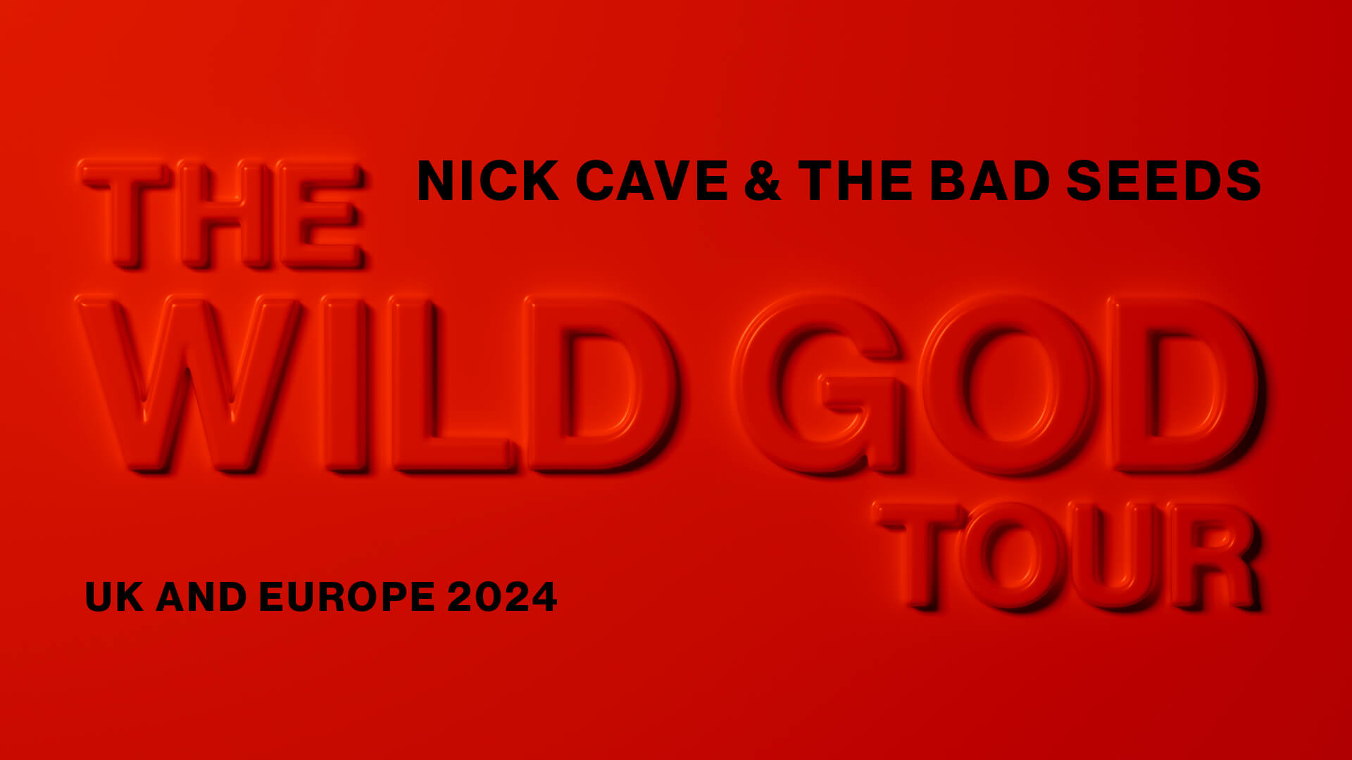 THE WILD GOD TOUR – EXTRA DATES ADDED