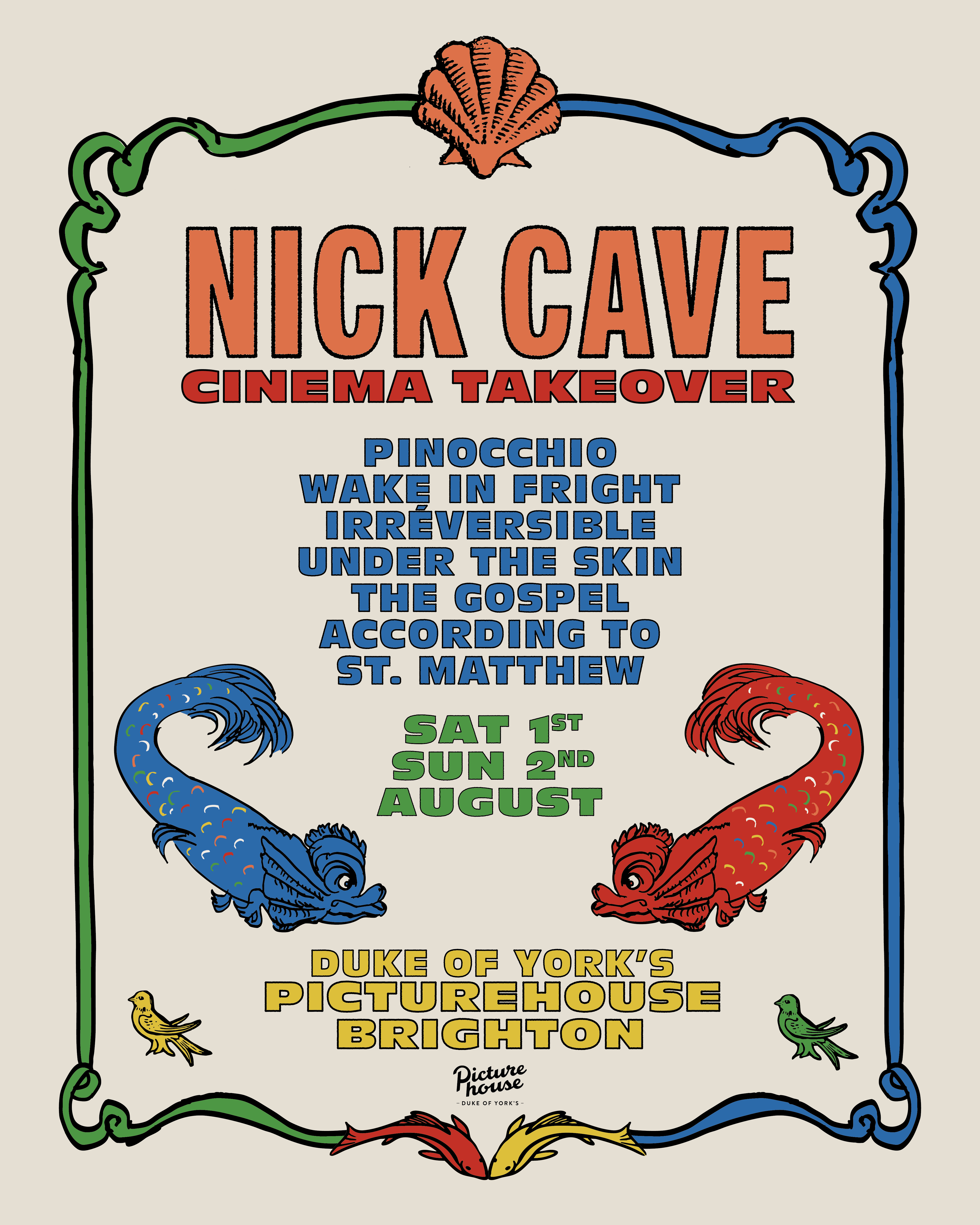 NICK CAVE CINEMA TAKEOVER WEEKEND